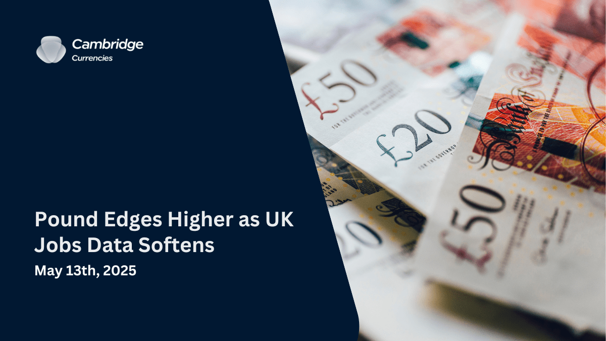 Pound Edges Higher as UK Jobs Data Softens